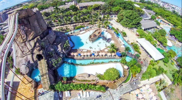 Piazza Diroma - Com Acesso Acqua Park Cn-Go Lejlighedshotel Caldas Novas Eksteriør billede